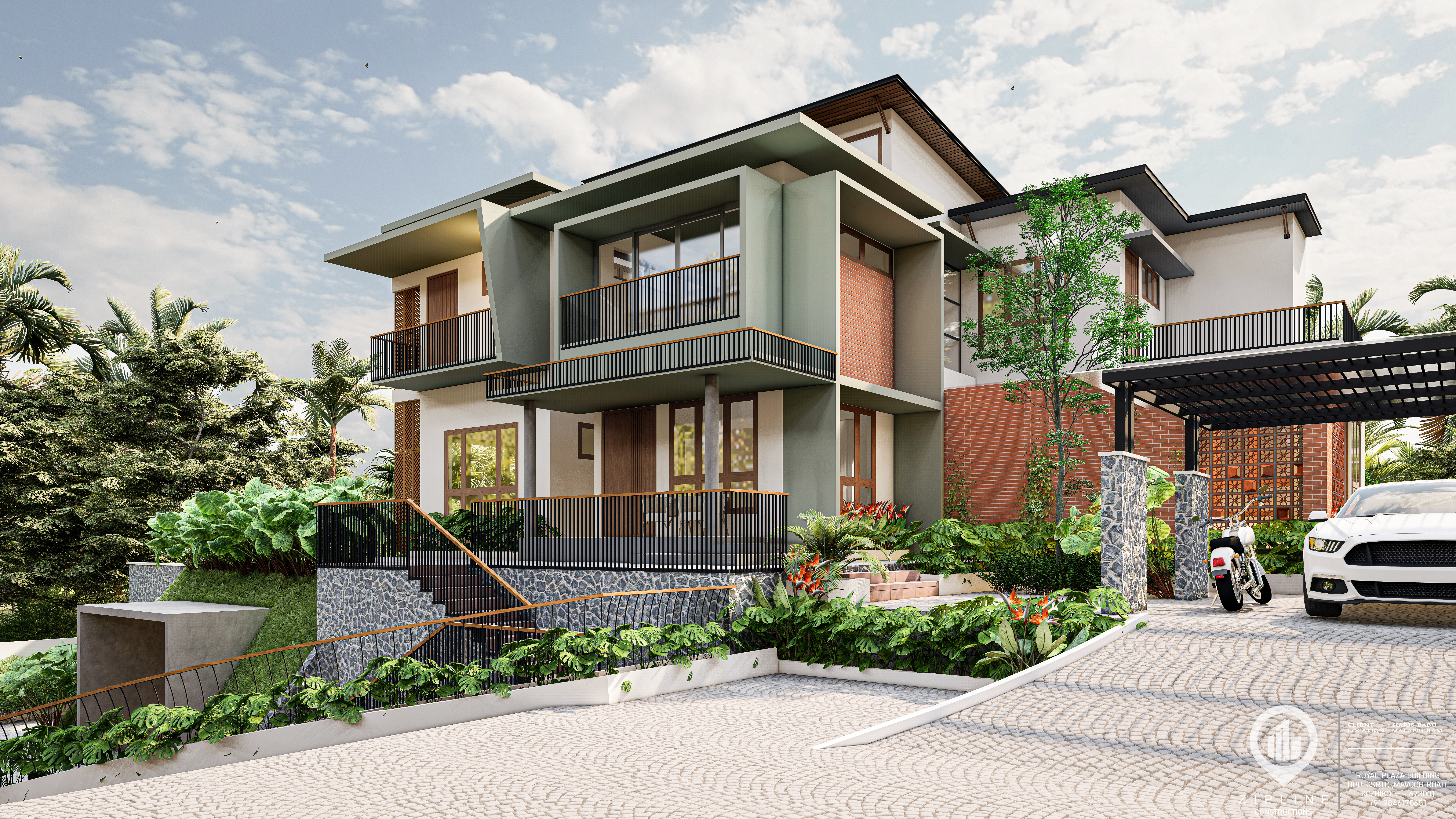 Modern building